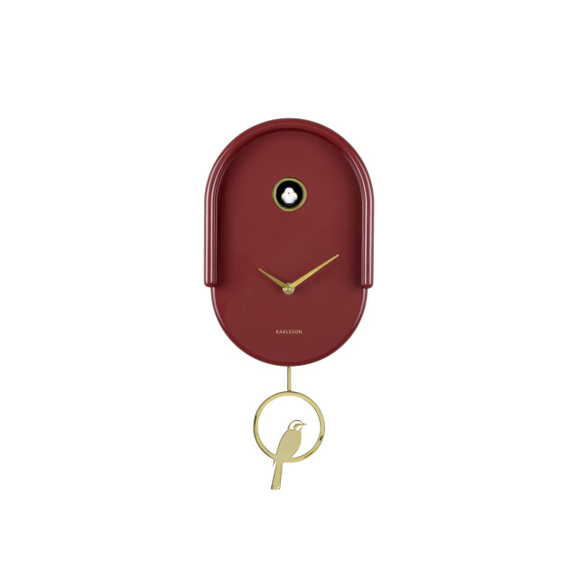 Karlsson wandklok tweet bordeaux 3259515 large