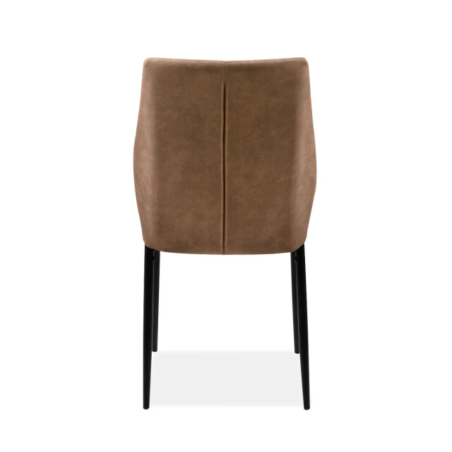 CaliCosy Set van 4 stoelen van gewatteerde stof met metalen frame, 48 cm lillie 3202272 large