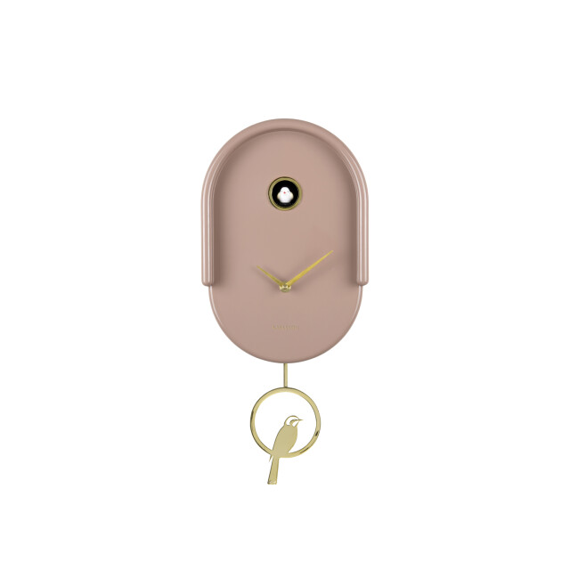 Karlsson wandklok tweet mocha brown 3259512 large