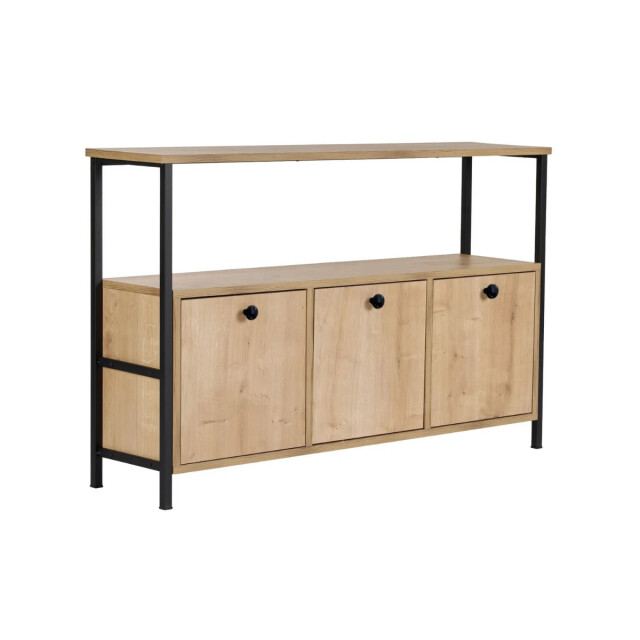CaliCosy 3-deurs dressoir met 1 bovenplank l120 cm sienna 3428296 large