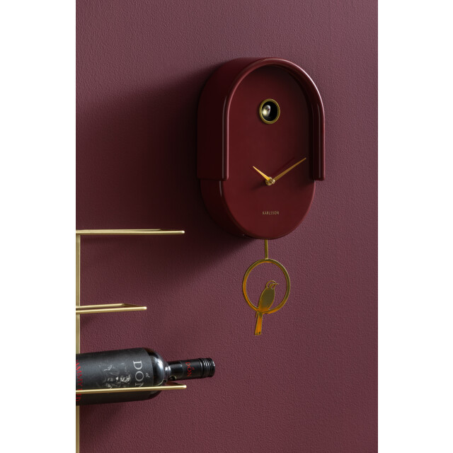 Karlsson wandklok tweet bordeaux 3259515 large