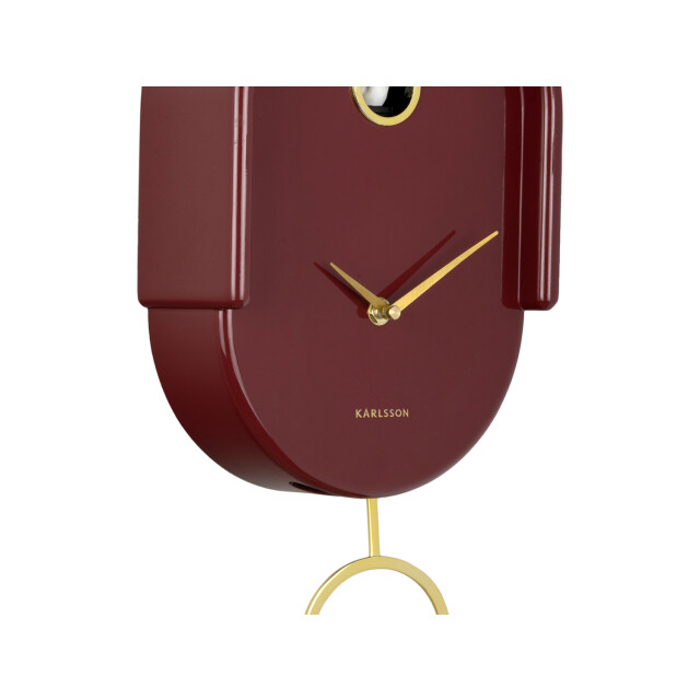 Karlsson wandklok tweet bordeaux 3259515 large
