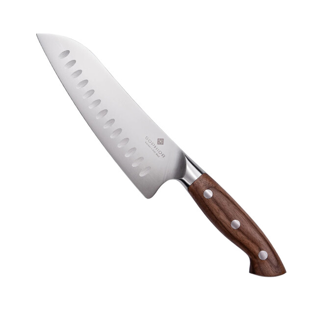 Sophior Koksmes & santoku – duits staal en walnoothouten handvat 3346169 large