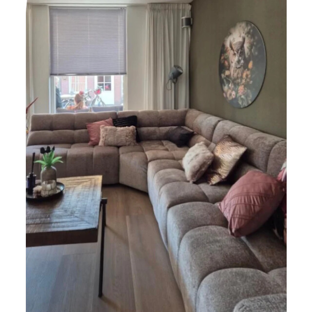 NOVÉE Velvet stripe oudroze | 45 x 45 cm | kussenhoes | velvet / polyester 3237136 large