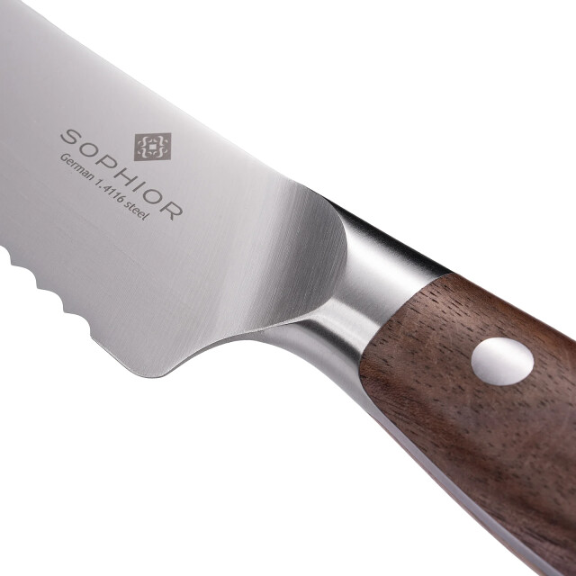 Sophior Koksmes & broodmes – duits staal en walnoothouten handvat 3346170 large
