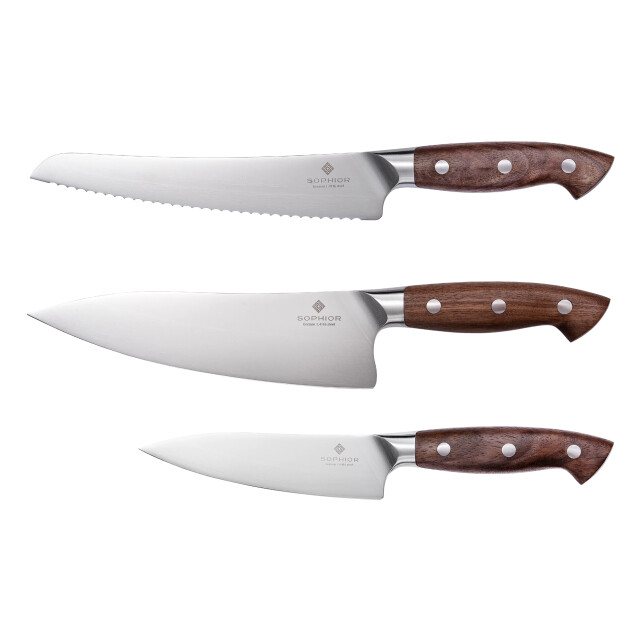 Sophior Messenset 3-delig – duits staal en walnoothouten handvat 3346167 large