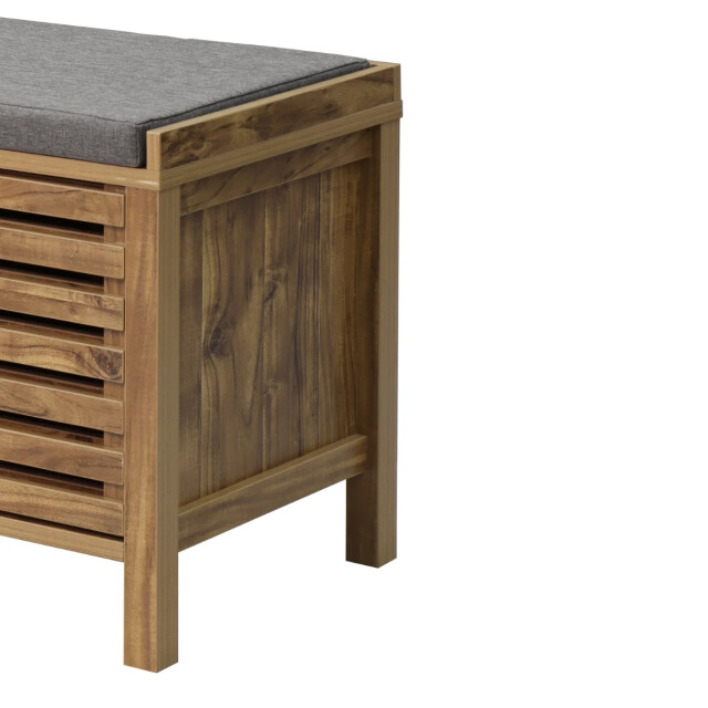 CaliCosy Schoenenbank met 2 schuifdeuren en open latten l112 cm liam 3428300 large