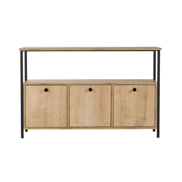 CaliCosy 3-deurs dressoir met 1 bovenplank l120 cm sienna 3428296 large
