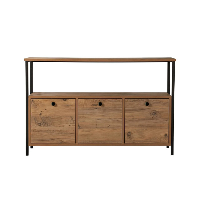CaliCosy 3-deurs dressoir met 1 bovenplank l120 cm sienna 3428284 large