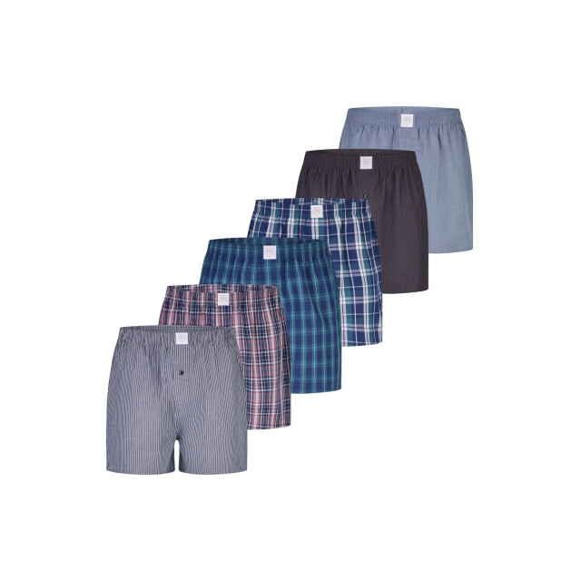 MG-1 Wijde boxershorts heren 6-pack multipack d610 multicolor MG1-610 large