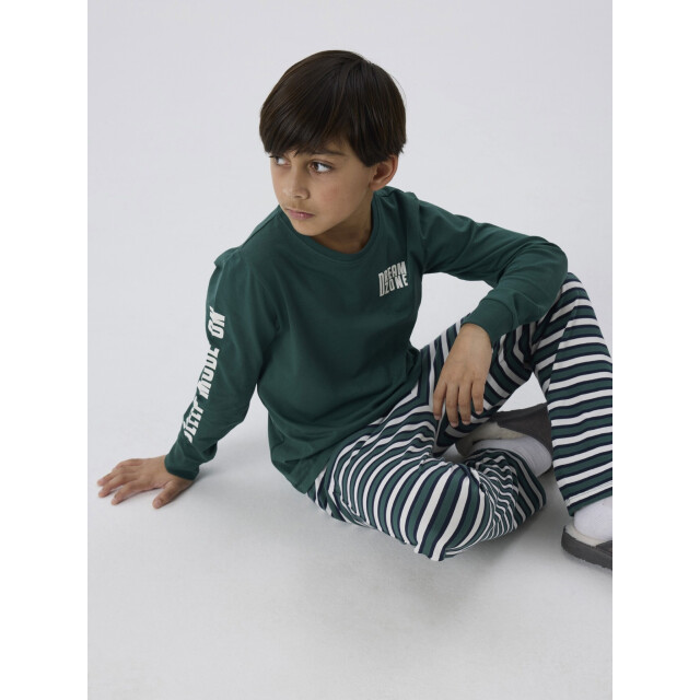 Name It Jongens lange pyjama set nkmramel gestreept 13249341-Bistro Green large