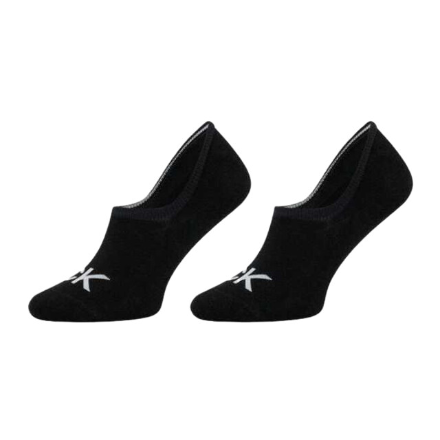 Calvin Klein Heren no-show sokken met geborduurd logo (set van 2) UTNA925_black large