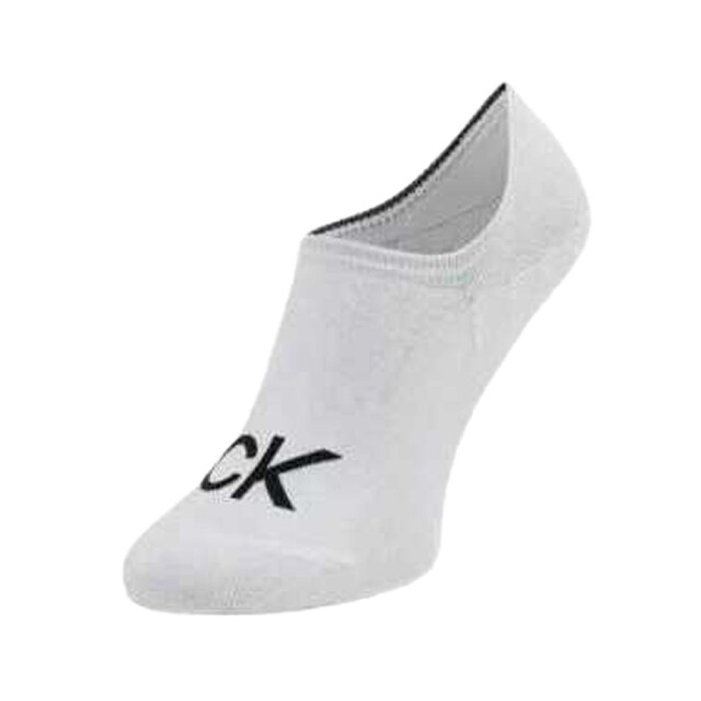 Calvin Klein Heren no-show sokken met geborduurd logo (set van 2) UTNA925_white large