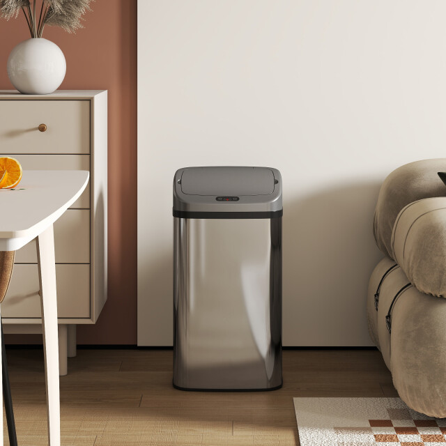 4goodz Sensorprullenbak rechthoek 48 liter - 3429616 large