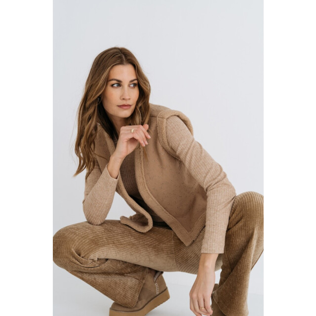 MAICAZZ Paul gilet- dark sand paul gilet large