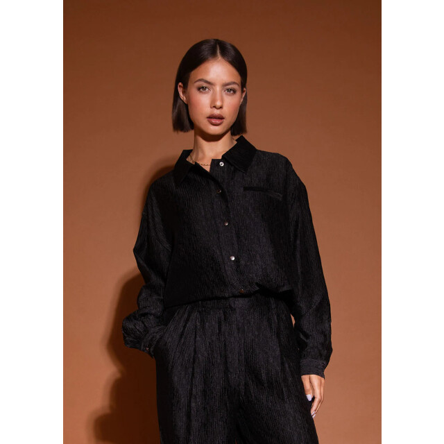 Studio Amaya Filipa blouse glanzend jacquard 9810041602376 large