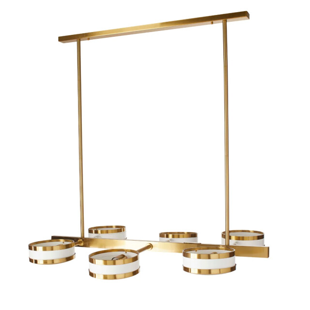 Signature Witte en gouden metalen lamp sonik 3216213 large