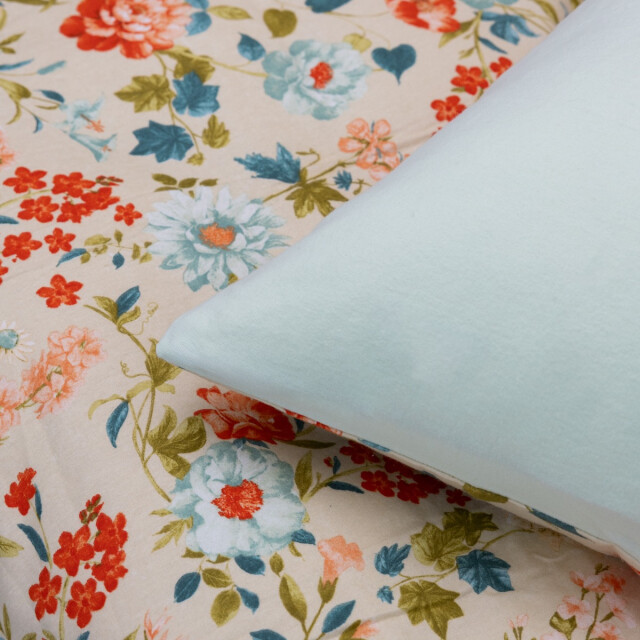 Terschellinger Wolweelde Luxueuze terschellinger flanellen winter dekbedovertrekset – veldbloemen vintage 3339060 large