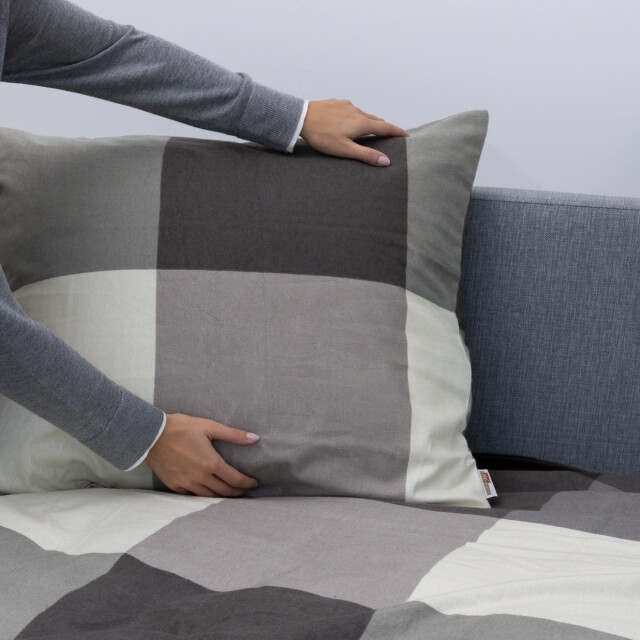 Terschellinger Wolweelde Luxueuze terschellinger flanellen winter dekbedovertrekset – modern blokpatroon 3339067 large