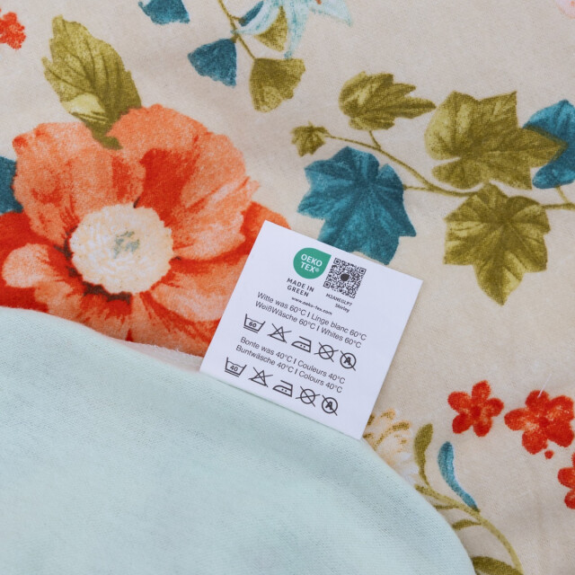 Terschellinger Wolweelde Luxueuze terschellinger flanellen winter dekbedovertrekset – veldbloemen vintage 3339060 large