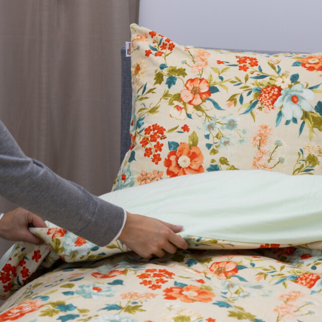 Terschellinger Wolweelde Luxueuze terschellinger flanellen winter dekbedovertrekset – veldbloemen vintage 3339060 large