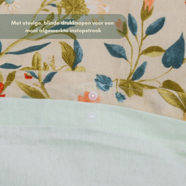 Terschellinger Wolweelde Luxueuze terschellinger flanellen winter dekbedovertrekset – veldbloemen vintage 3339060 large