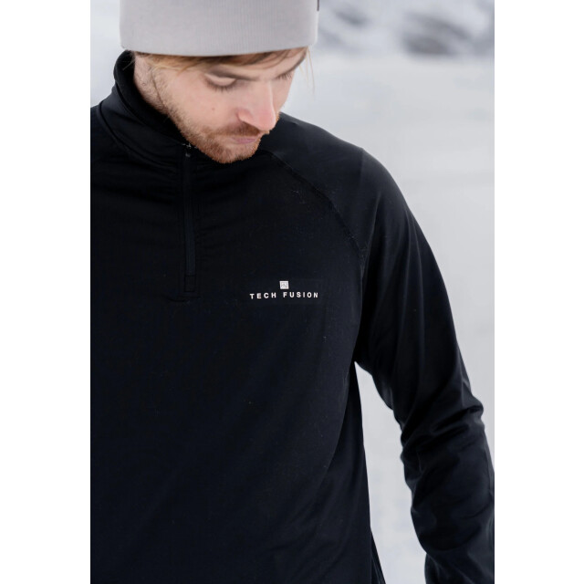 Jack & Jones Heren zip skipully jjalpes 12284829-Black Beauty large