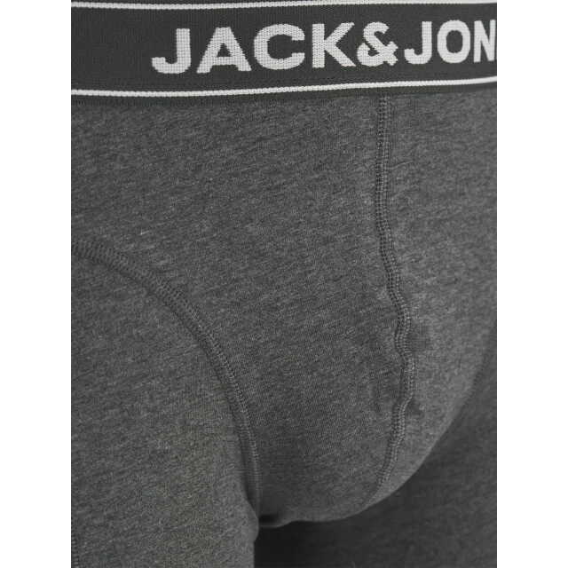 Jack & Jones Heren plus size boxershorts trunks jacblack friday 3-pack multicolor 12291510-Dark Grey Melange large