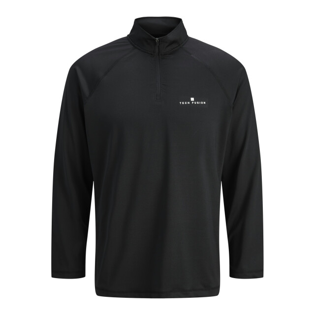 Jack & Jones Heren zip skipully jjalpes 12284829-Black Beauty large