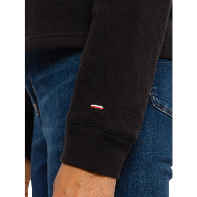 Tommy Hilfiger Dames sweatshirt katoenmix met logo UTNA909_black large