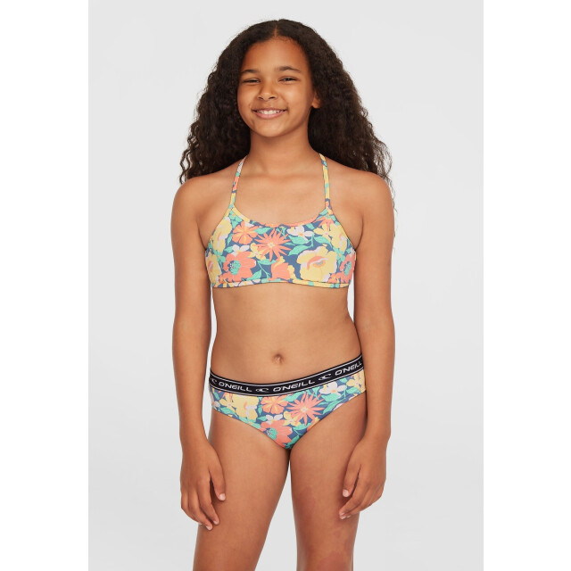 O'Neill Meisjes bikini set sportclub color gebloemd 3800087-35162 large