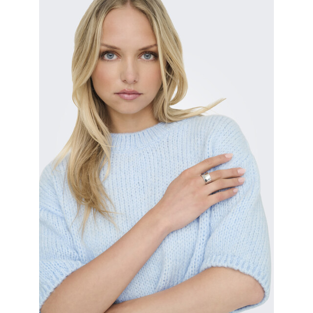 Jacqueline de Yong linea s/s pullover o-neck knt no 15367237 cashmere 06712.211.0166 large