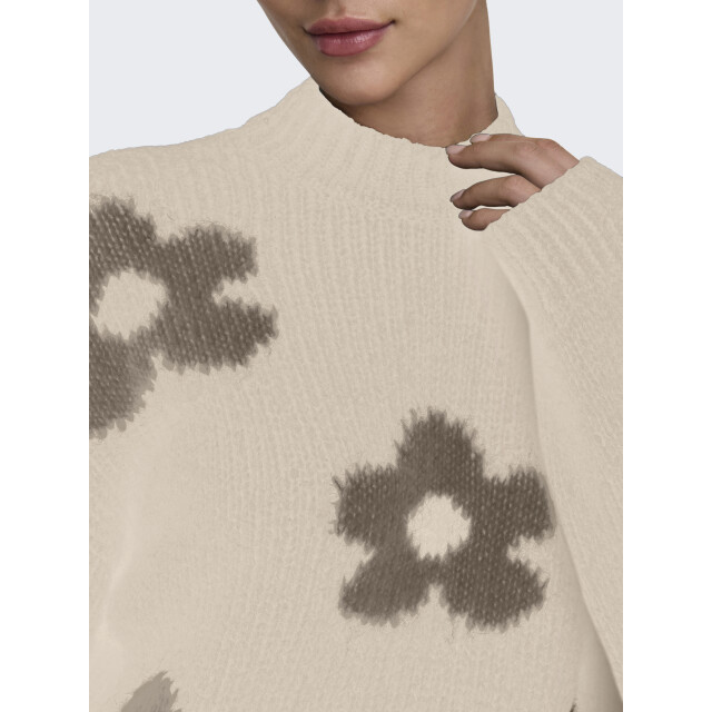 Jacqueline de Yong kilian flower l/s pullover knt 15341564 - 06712.180.0029 large