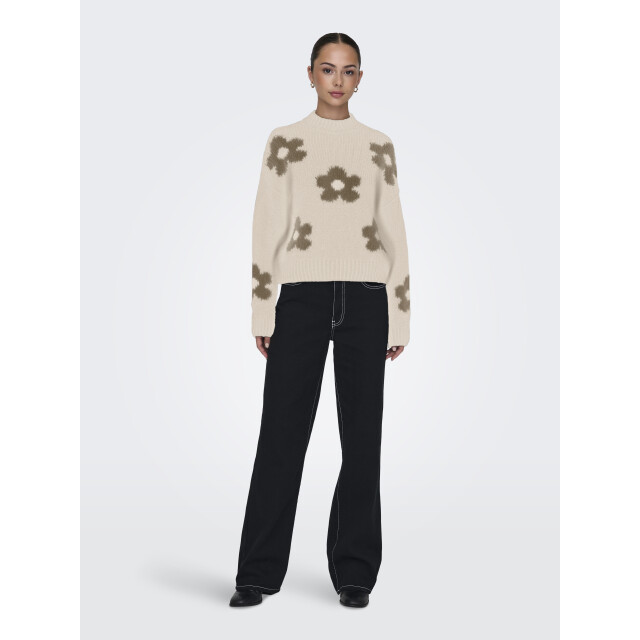 Jacqueline de Yong kilian flower l/s pullover knt 15341564 - 06712.180.0029 large