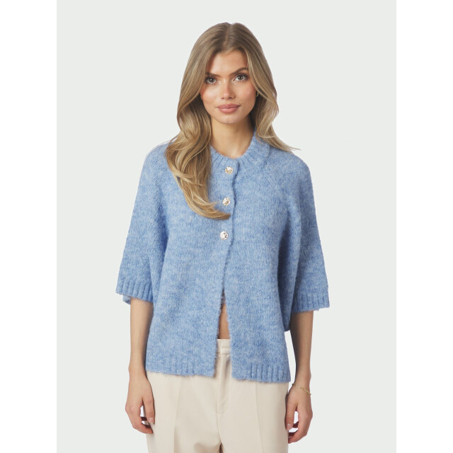 Neo Noir benuta fluffy knit cardigan 165816 142 dusty blue 06741.210.0008 large