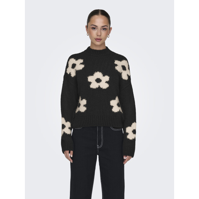 Jacqueline de Yong kilian flower l/s pullover knt 15341564 - 06712.991.0173 large