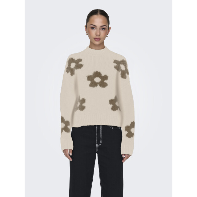 Jacqueline de Yong kilian flower l/s pullover knt 15341564 - 06712.180.0029 large