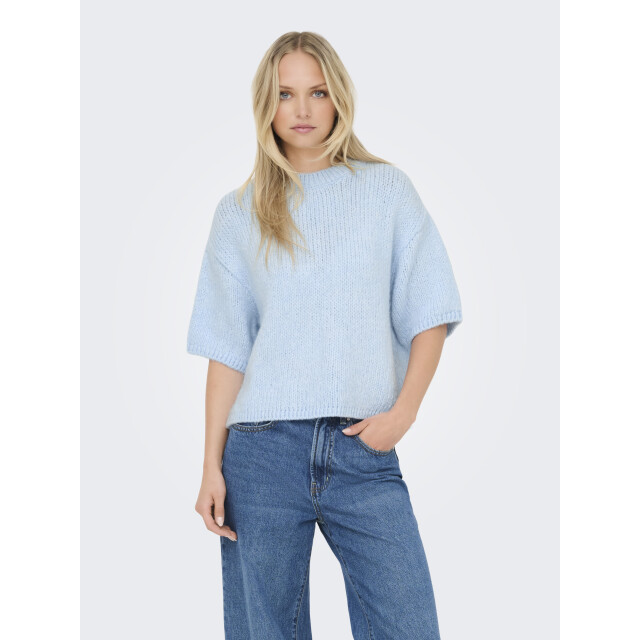 Jacqueline de Yong linea s/s pullover o-neck knt no 15367237 cashmere 06712.211.0166 large