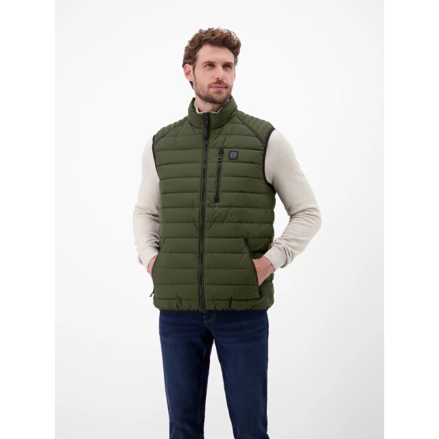 Lerros Heren bodywarmer 2587313 683 original olive Lerros bodywarmer 2587313 683OriginalOlive large