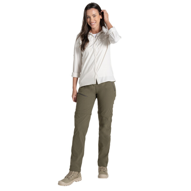 Craghoppers Dames pro iii nosilife convertible broek UTCG2184_wildolive large