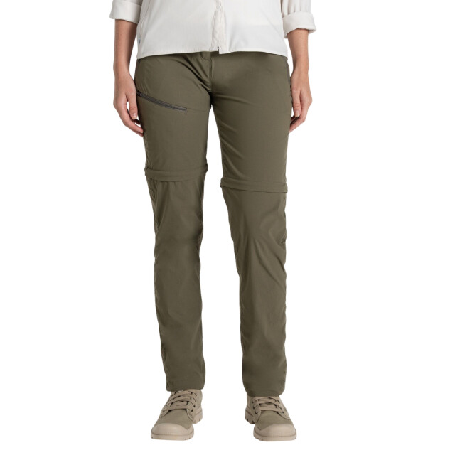 Craghoppers Dames pro iii nosilife convertible broek UTCG2184_wildolive large