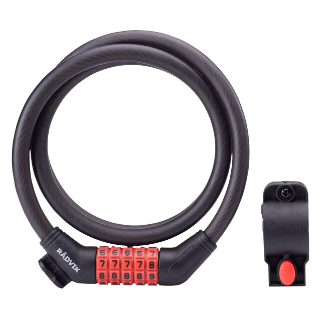 Radvik Federsifer fietscombinatie kabelslot UTIG3326_black large