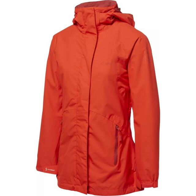 Elbrus Dames makari light waterdichte jas UTIG5192_orangeadechilired large