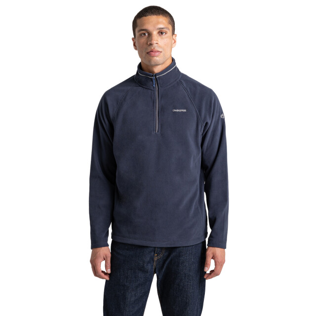 Craghoppers Heren corey vi half zip fleece top UTCG1466_darknavybluenavymarl large