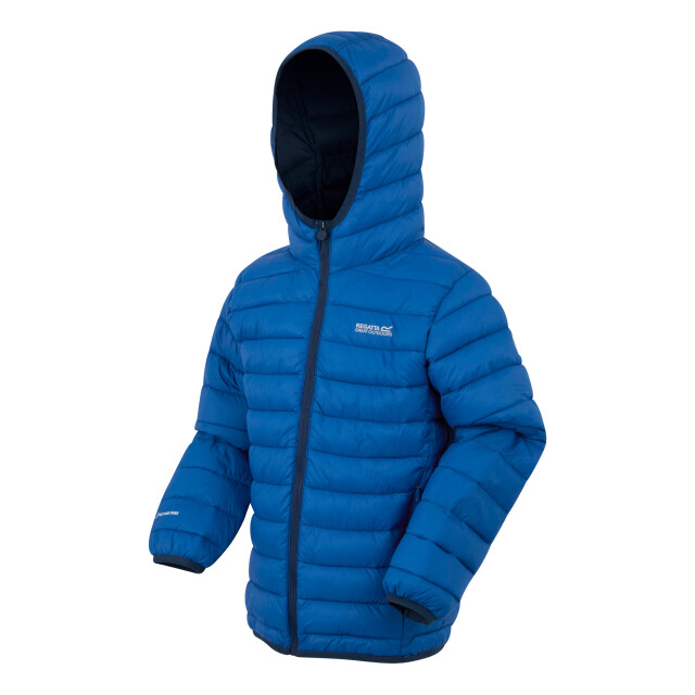 Regatta Marizion gewatteerde jas met capuchon voor kinderen/kinderen UTRG9018_snorkelbluemoonlightdenim large