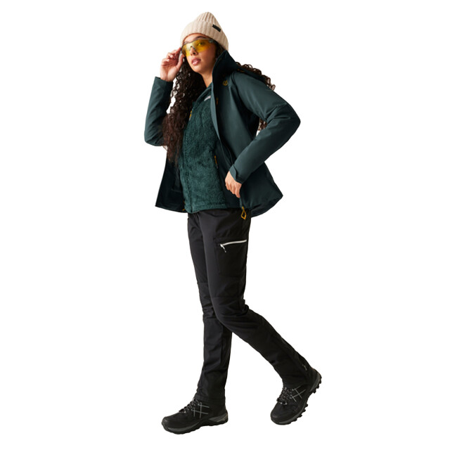 Dare2b Dames torrek ii colour block waterdichte jas UTRG11376_darksea large