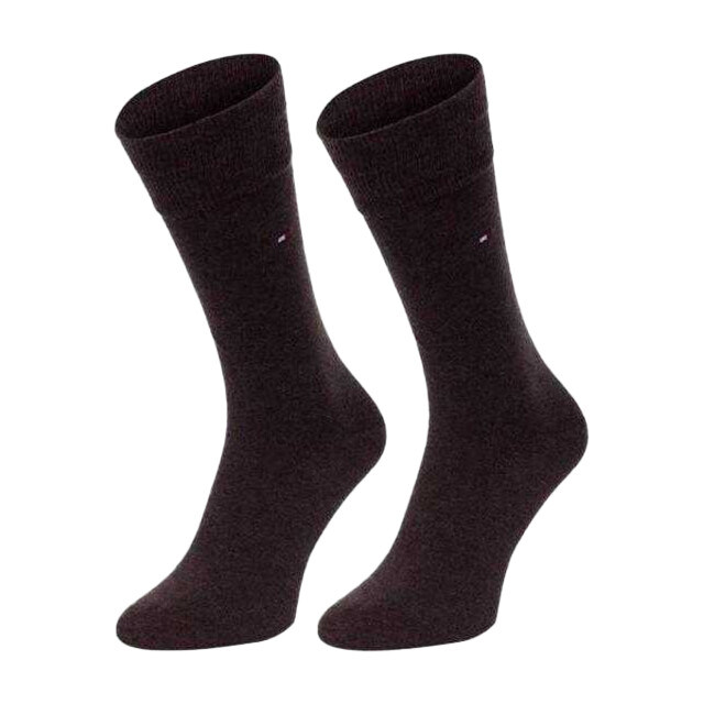 Tommy Hilfiger Herensokken (pak van 2) UTPP6754_brownredwhite large