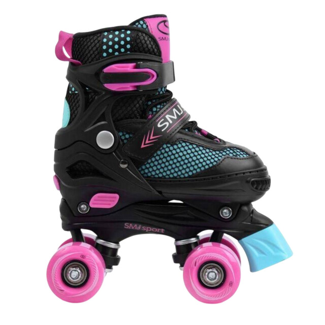 SMJ Sport Unisex volwassen 3 in 1 inline rolschaatsen UTPP6977_blackbluepink large