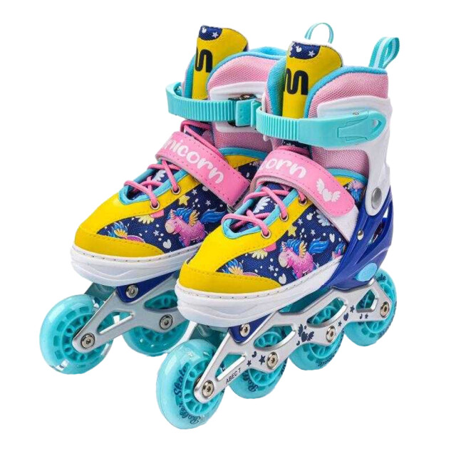 Meteor Dames eenhoorn inline rolschaatsen UTPP6566_multicoloured large