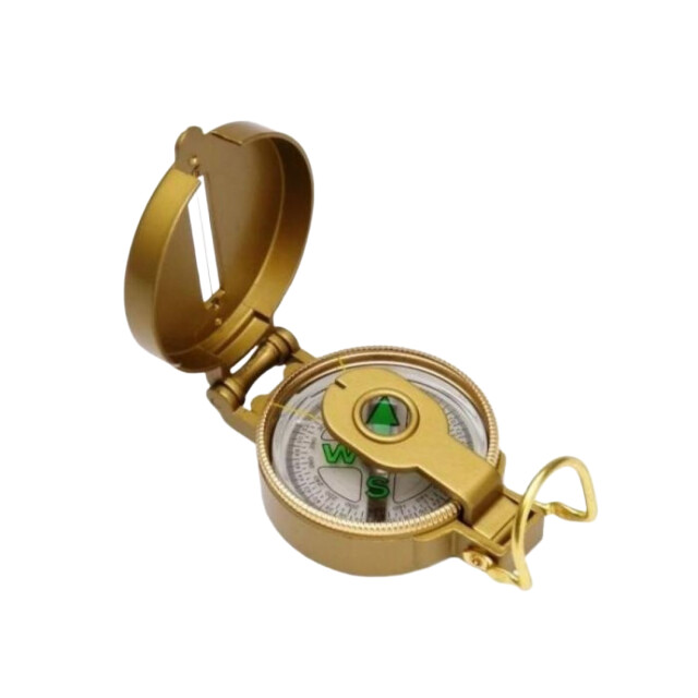 Meteor Rond metalen kompas UTPP649_golden large